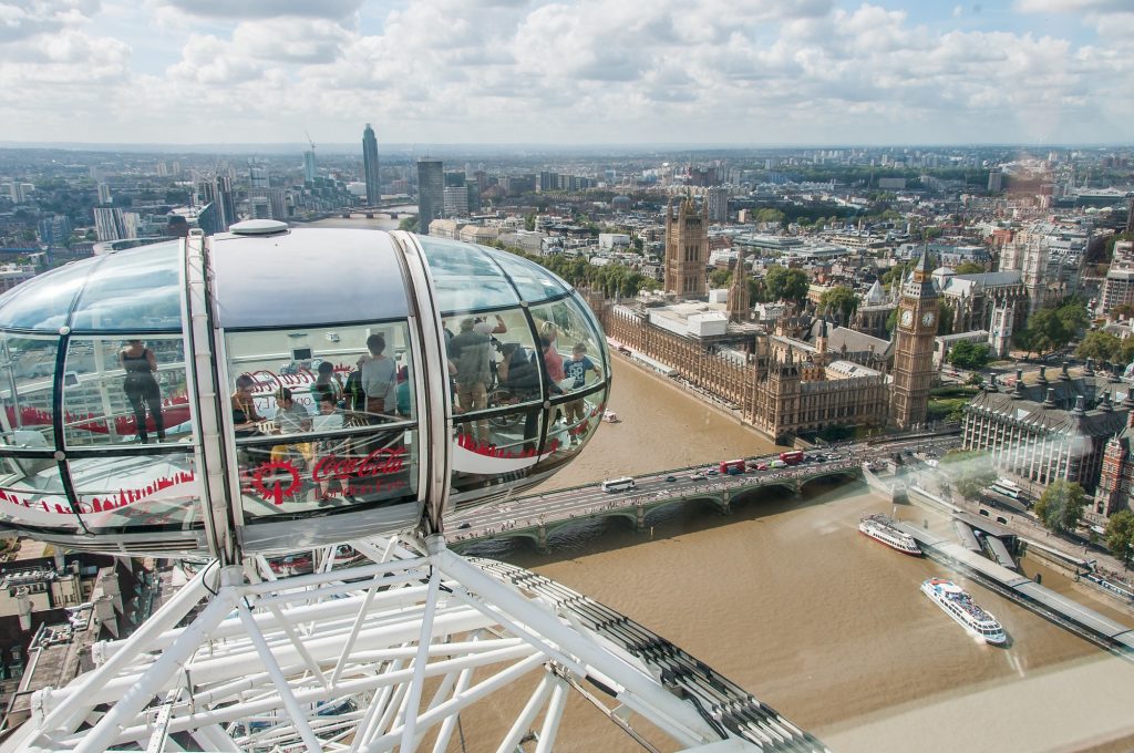 Fahrt im London Eye